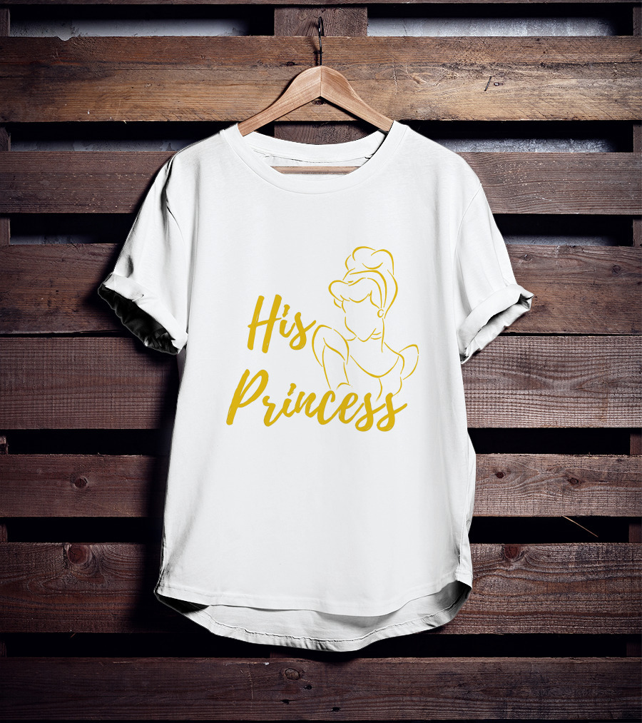 Cinderella His Princess Disney Inspired Iconic T-Shirt