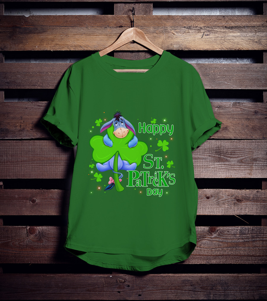 Happy Eeyore St. Patrick's Day T-Shirt