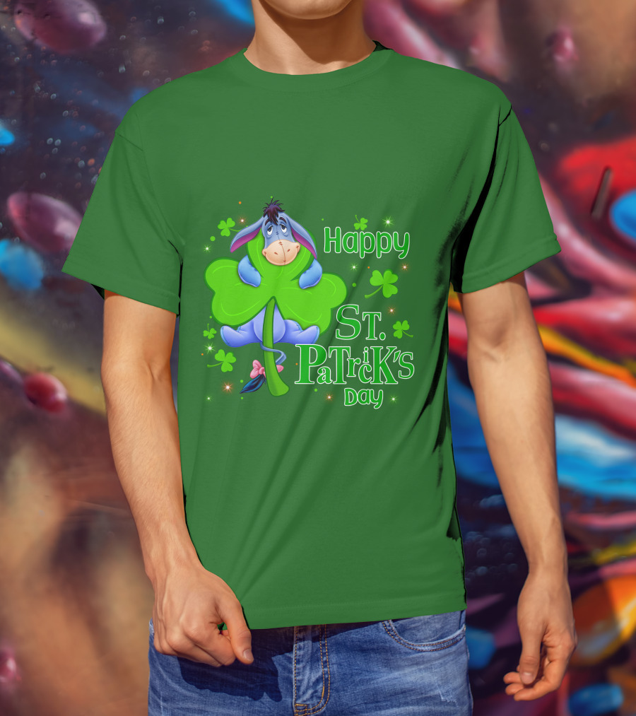 Happy Eeyore St. Patrick's Day T-Shirt