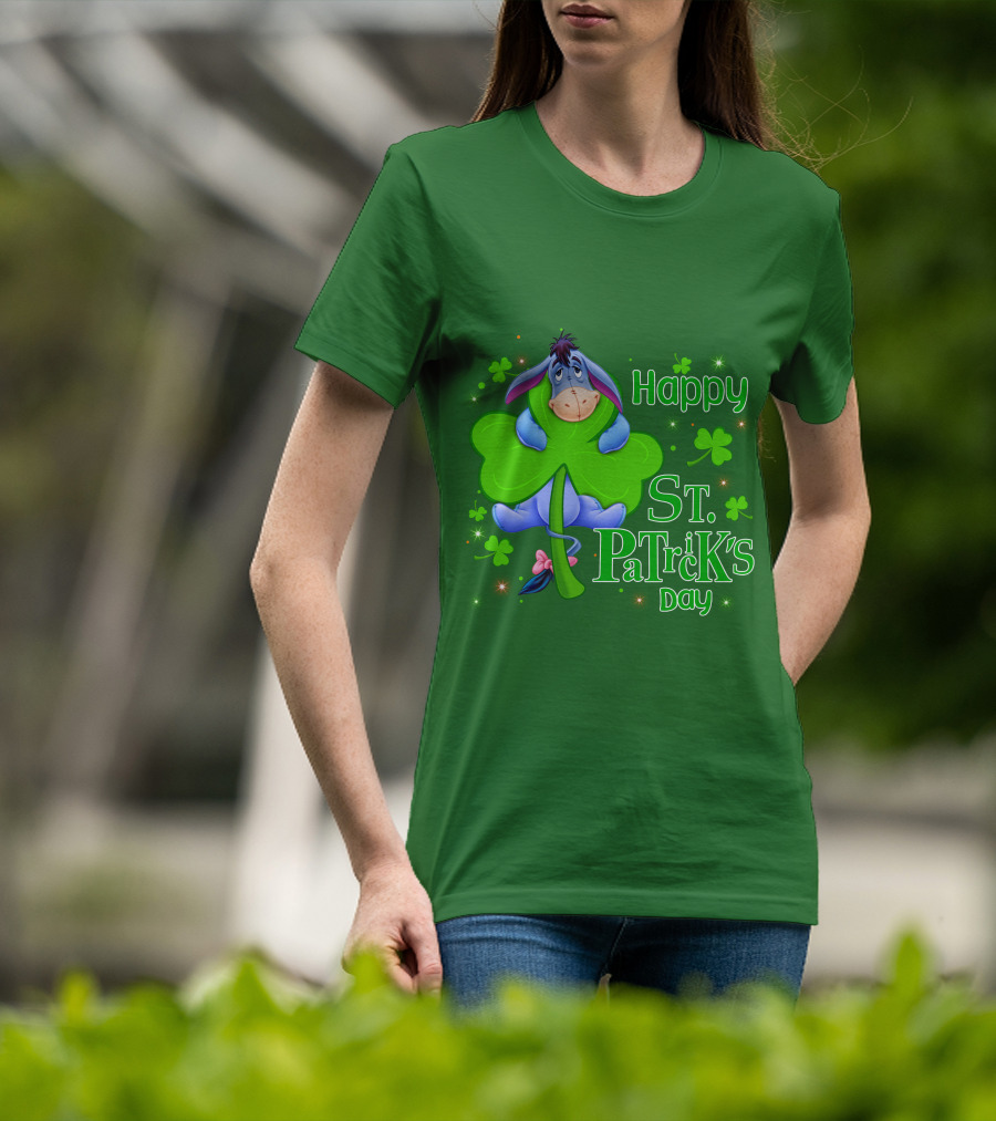 Happy Eeyore St. Patrick's Day T-Shirt