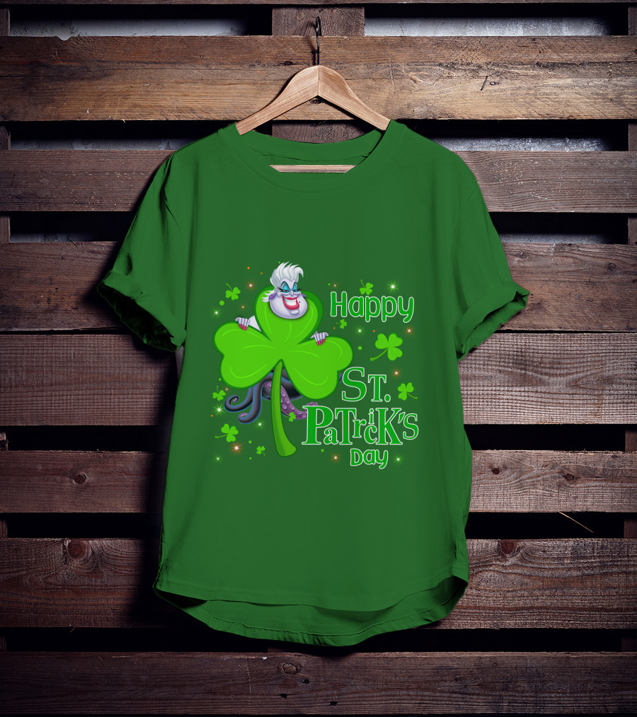 Happy St. Patrick's Day Ursula Shamrock T-Shirt