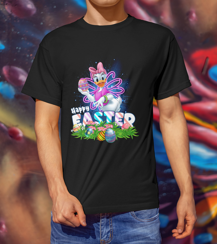 Happy Easter Daisy Duck Easter Eggs T-Shirt