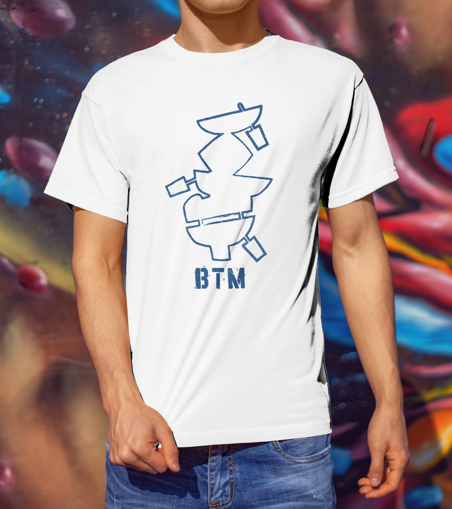 BTM Stacked Bowls Abstract Graphics T-Shirt