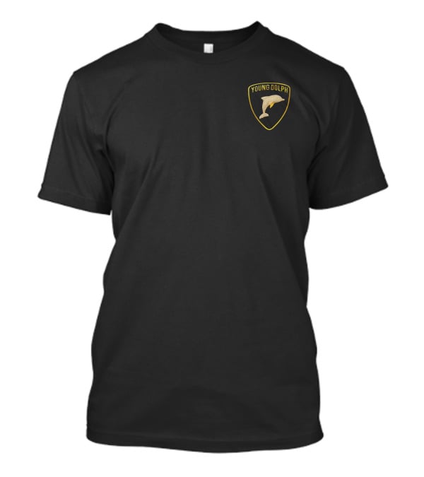 YOUNG DOLPH Rich Slave Emblem Badge T-Shirt