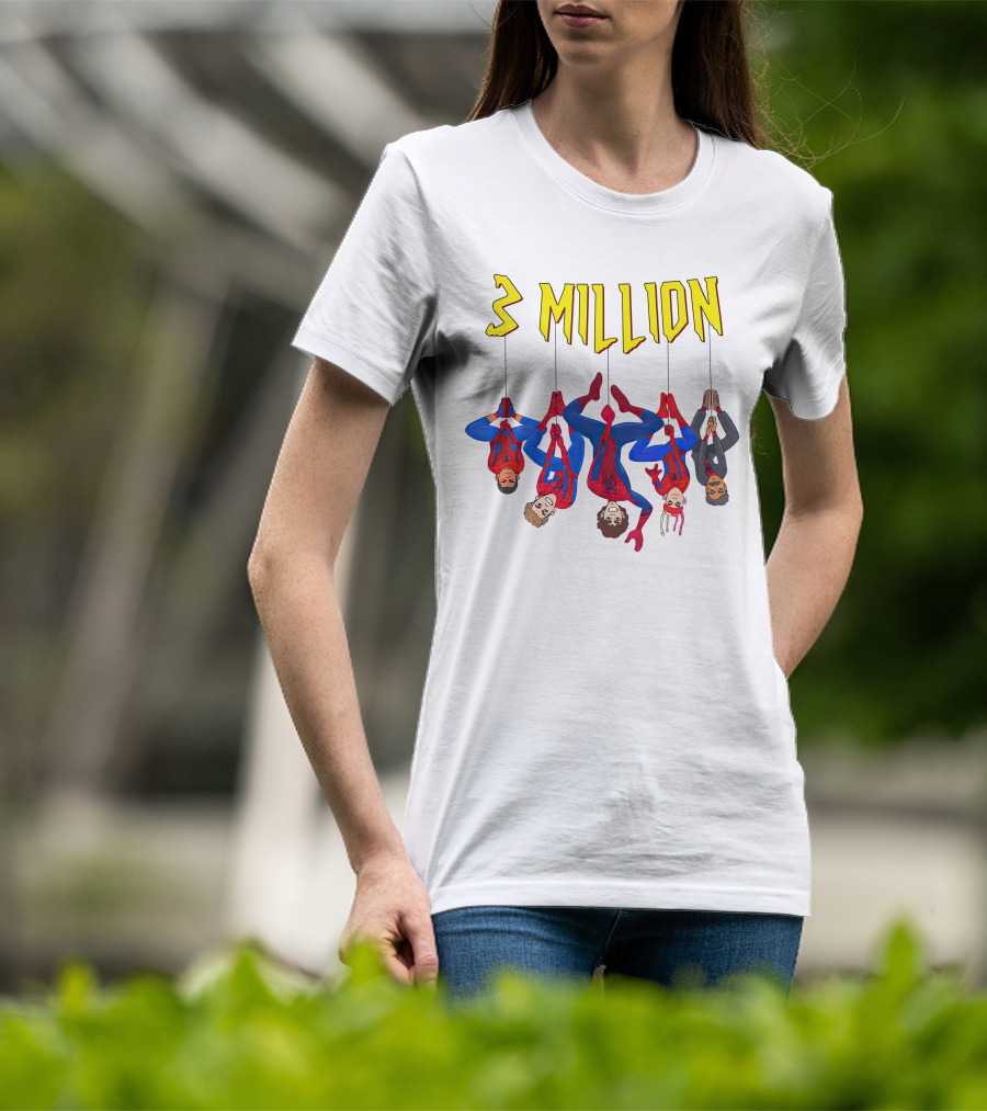 3 Million Subscribers Spider Suit T-Shirt