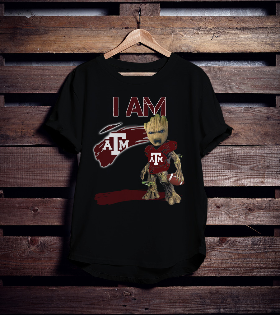 I AM Texas A&M Football Groot T-Shirt