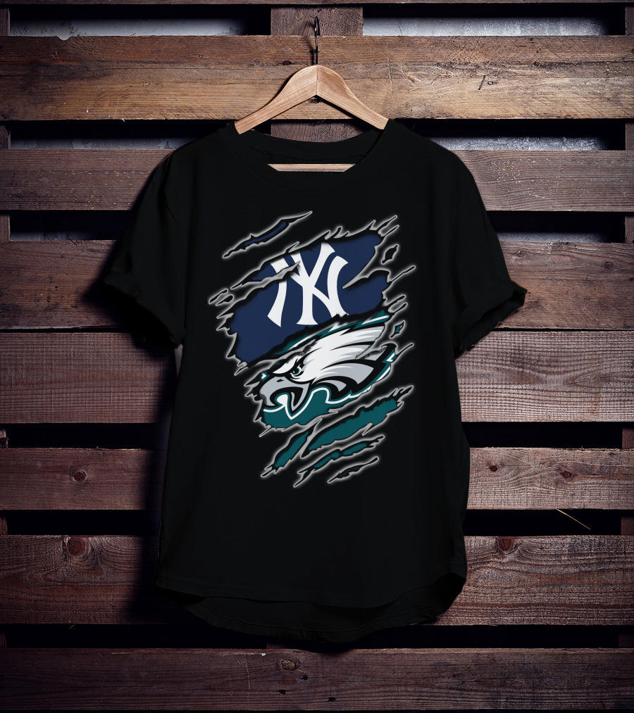 Yankees Eagles Crossover Fan T-Shirt