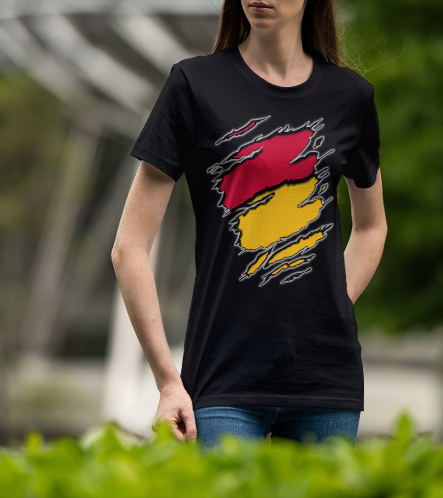 Steelers Redsox17 Dual Color Rip T-Shirt