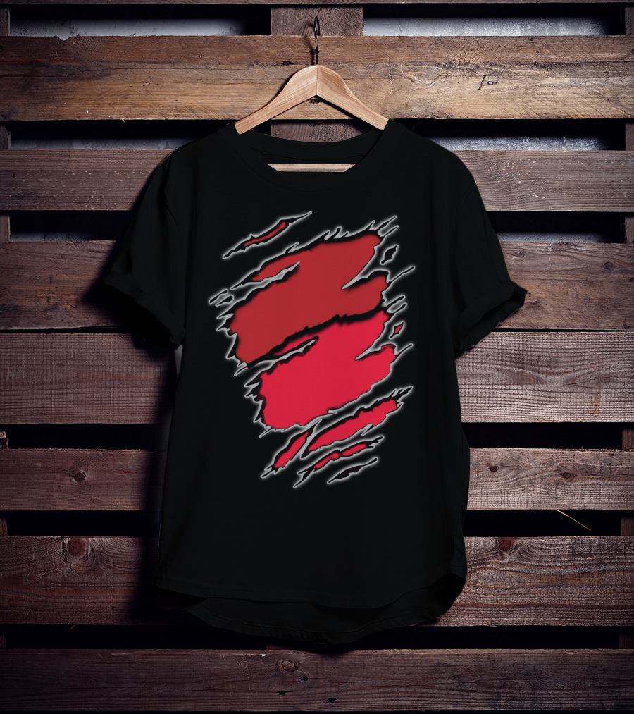 Chief Cardi Red Claw Marks T-Shirt
