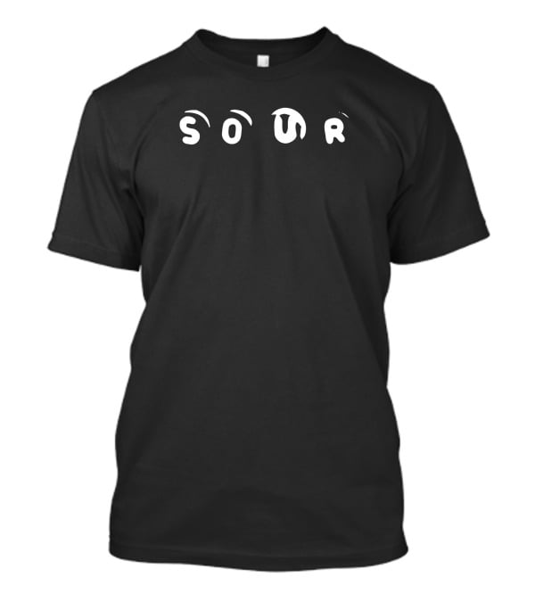 SOUR Graphic Drip Text T-Shirt