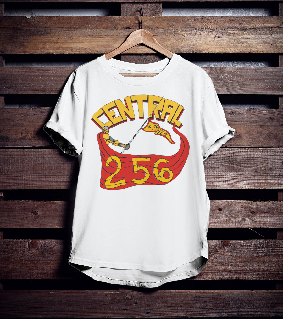 CENTRAL 256 1977 Sword And Banner T-Shirt