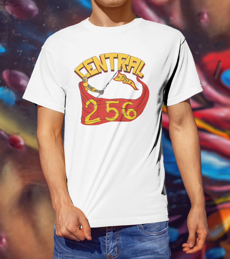 CENTRAL 256 1977 Sword And Banner T-Shirt