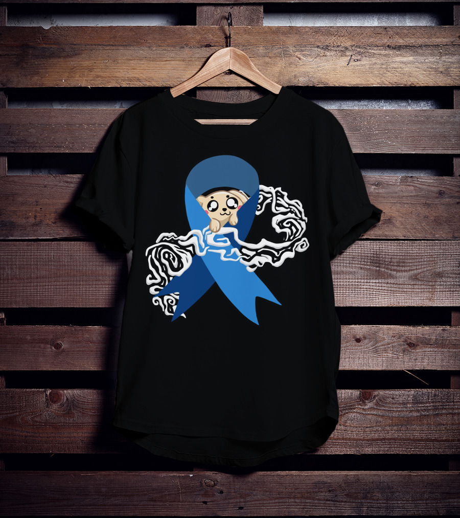 Light In The Fog Blue Ribbon Dog Collab T-Shirt