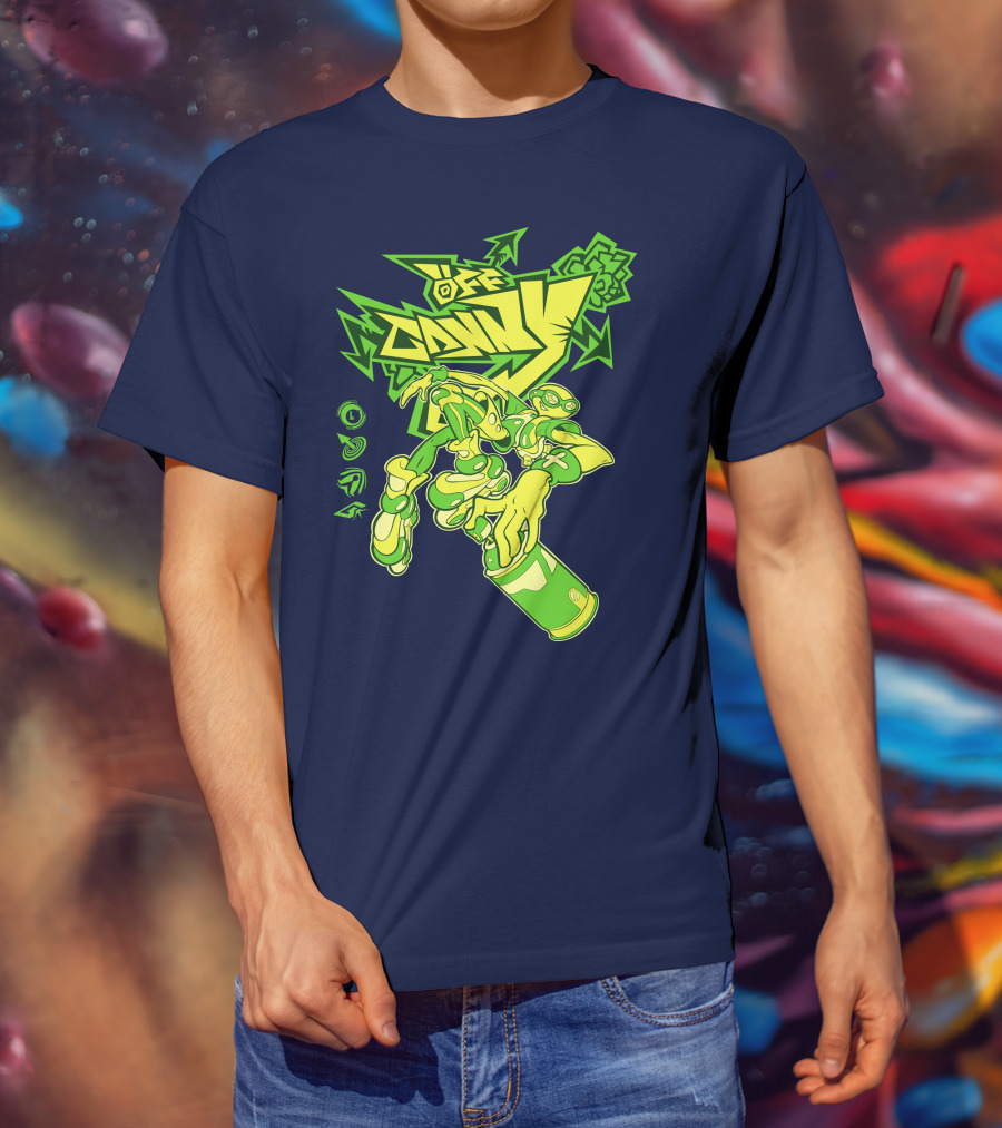 OFFCANNY New Merch Street Art Robot Graffiti T-Shirt