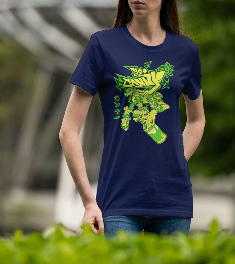 OFFCANNY New Merch Street Art Robot Graffiti T-Shirt