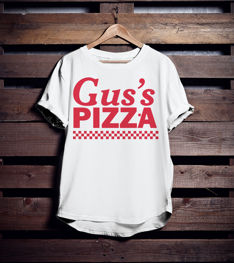 Gus's Pizza Checkered T-Shirt