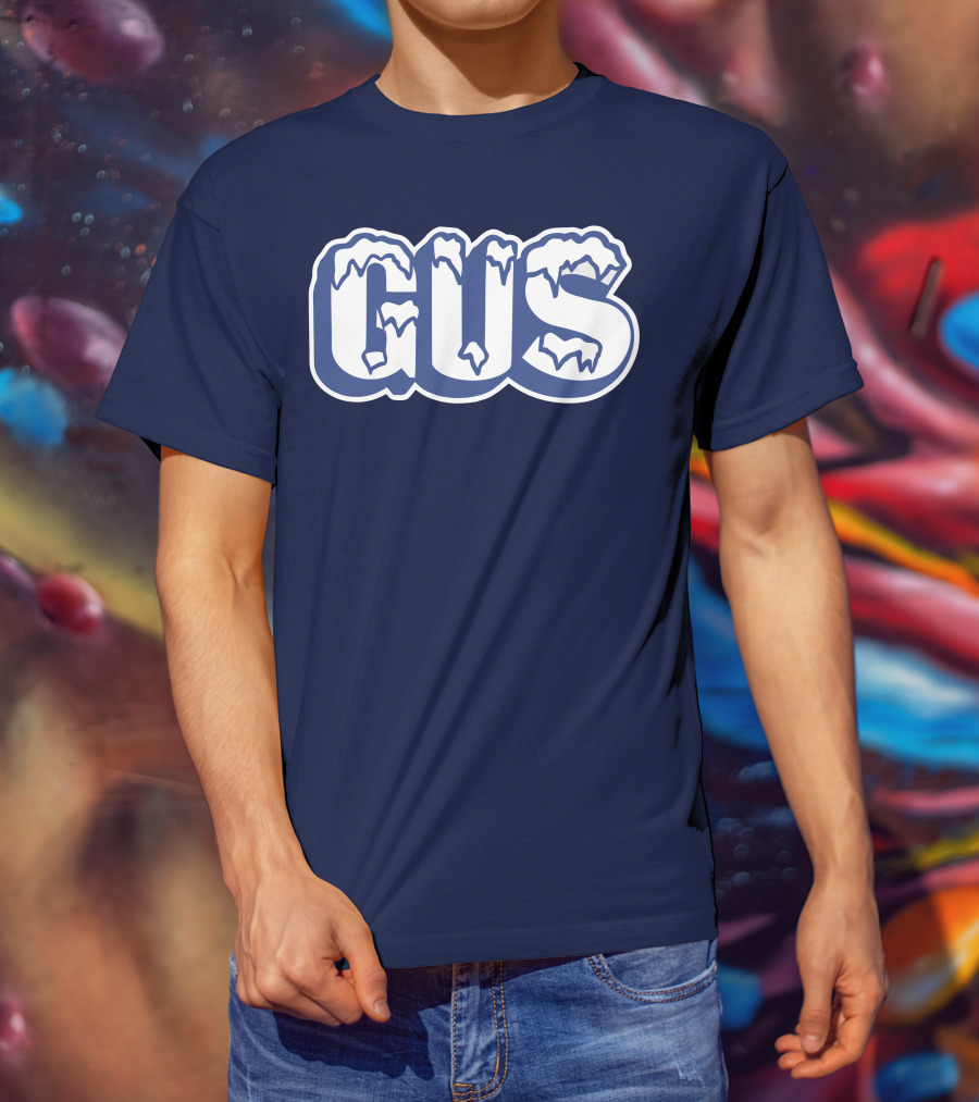 Gus Johnson Merch Ice Font T-Shirt