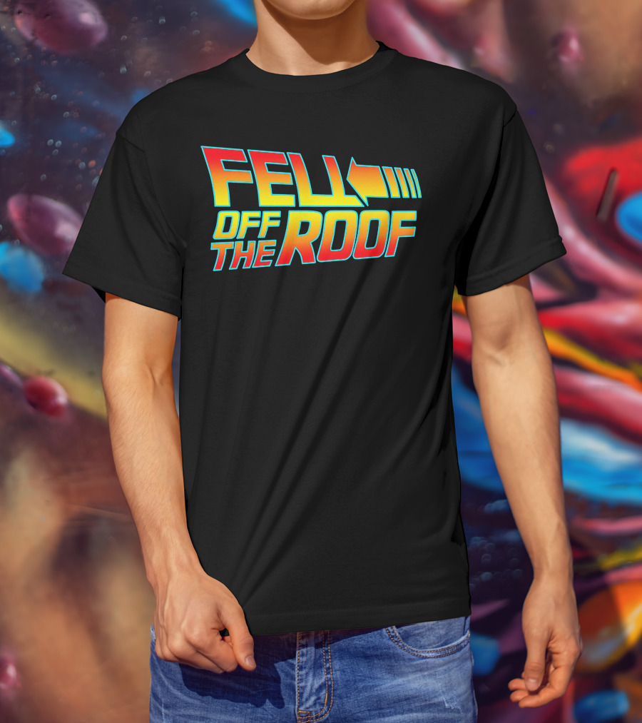 Fell Off The Roof Gus Johnson Shop Classic 80s T-Shirt