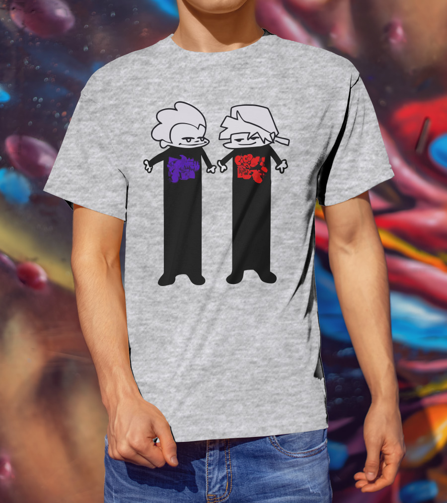 Sharkrobot Vivziepop Store Long Characters T-Shirt