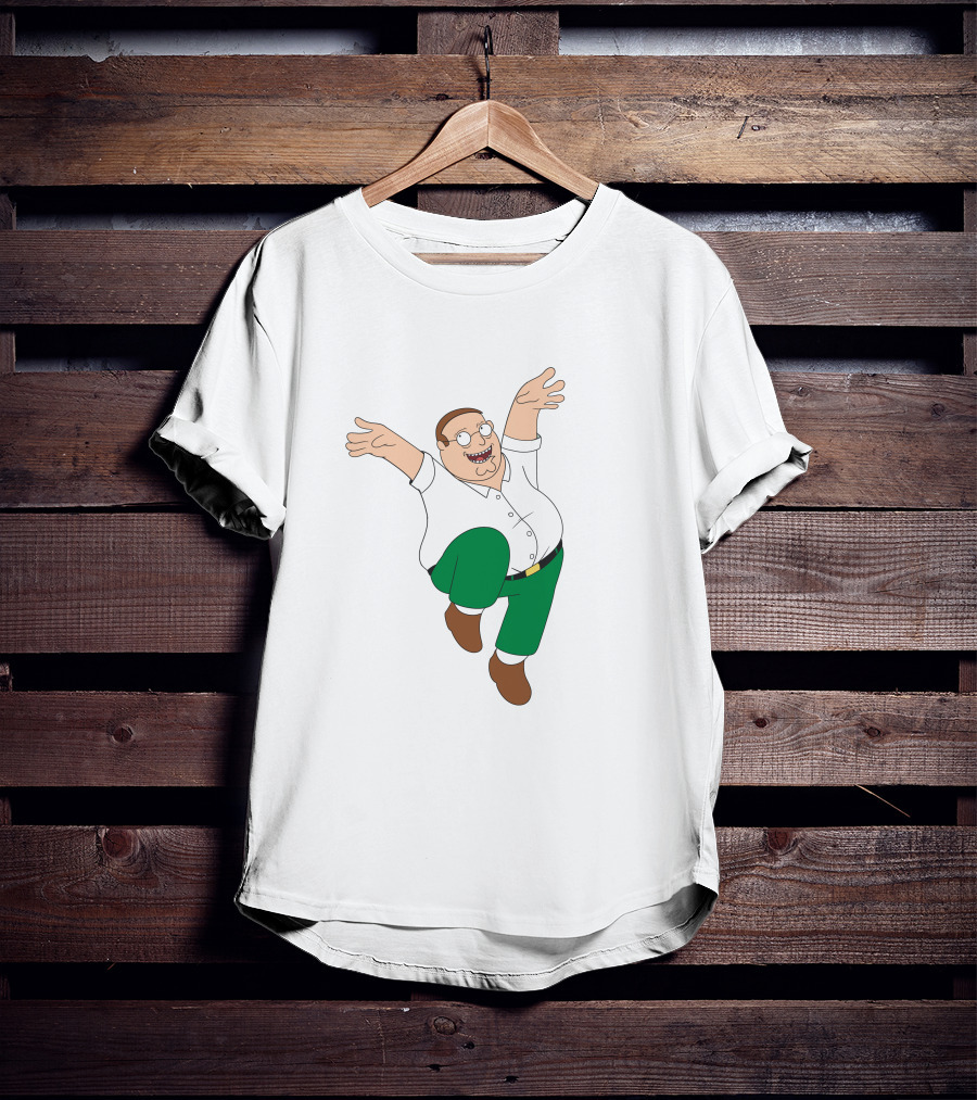 Peter Griffin Dancing In Rick And Morty T-Shirt