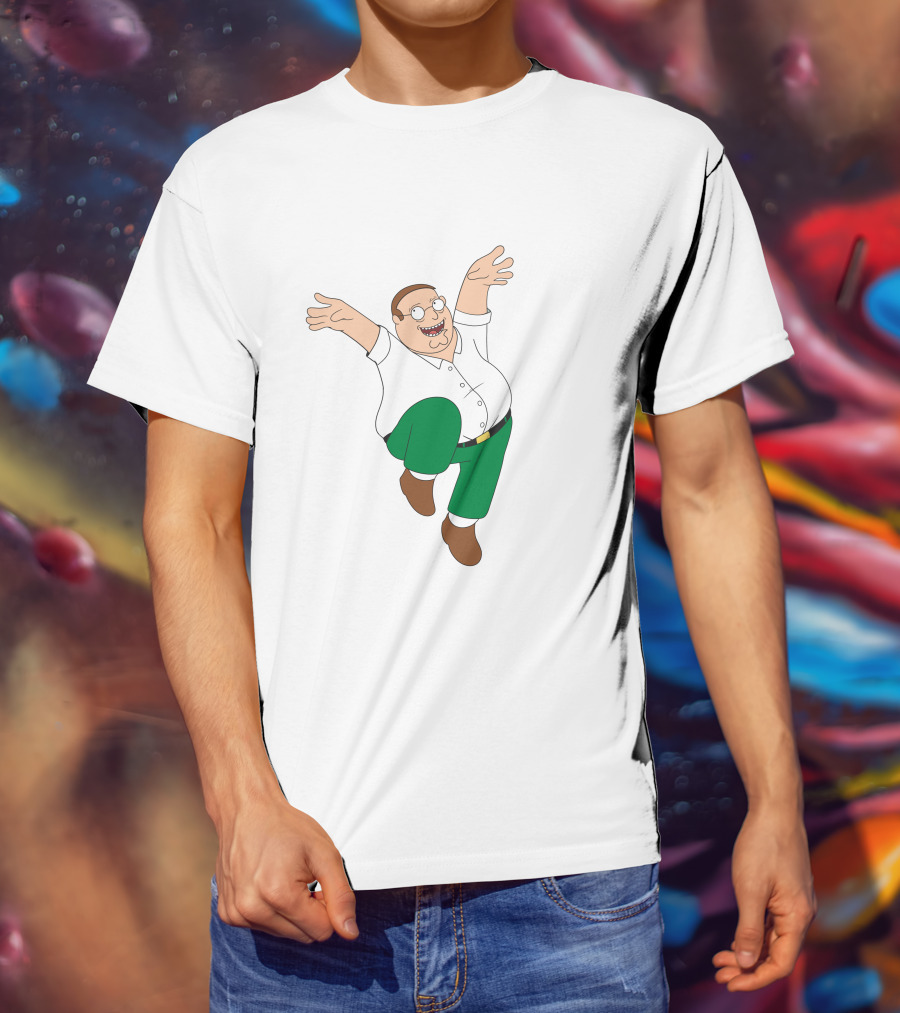 Peter Griffin Dancing In Rick And Morty T-Shirt
