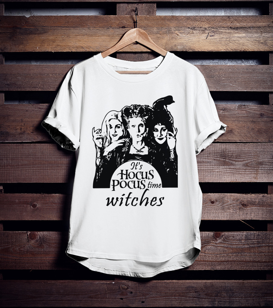 It's Hocus Pocus Time Witches T-Shirt