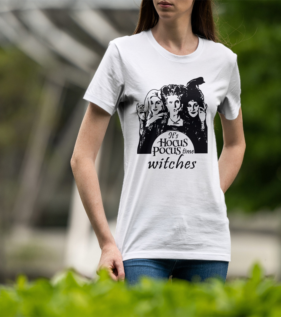 It's Hocus Pocus Time Witches T-Shirt