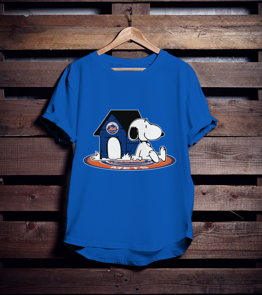 New York Mets Baseball Fan Now And Forever Snoopy T-Shirt