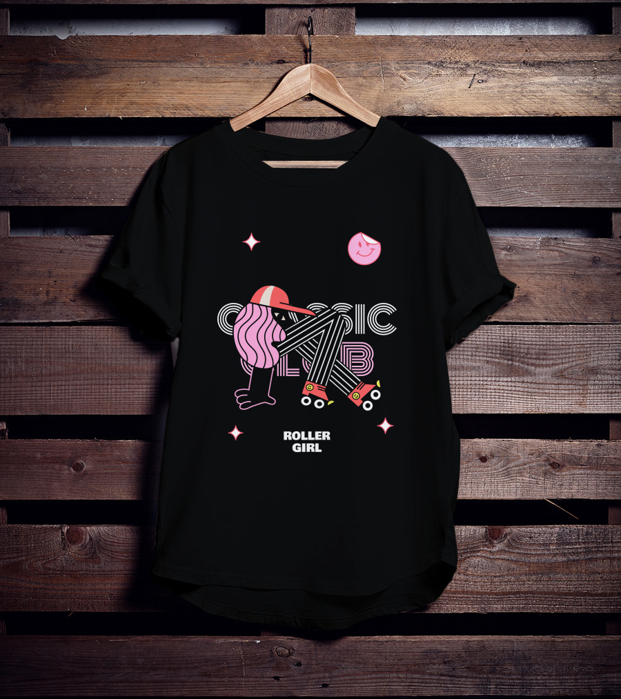 Classic Club Roller Girl T-Shirt