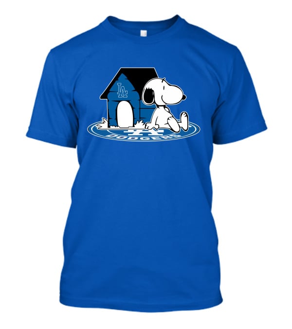 Los Angeles Dodgers Baseball Fan Snoopy Now And Forever T-Shirt