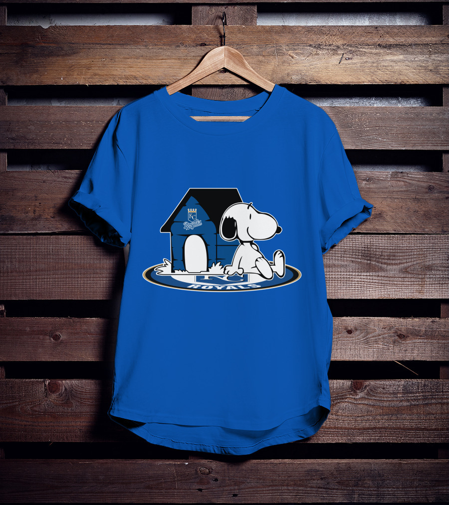 Kansas City Royals Snoopy Fan Forever Loyal T-Shirt