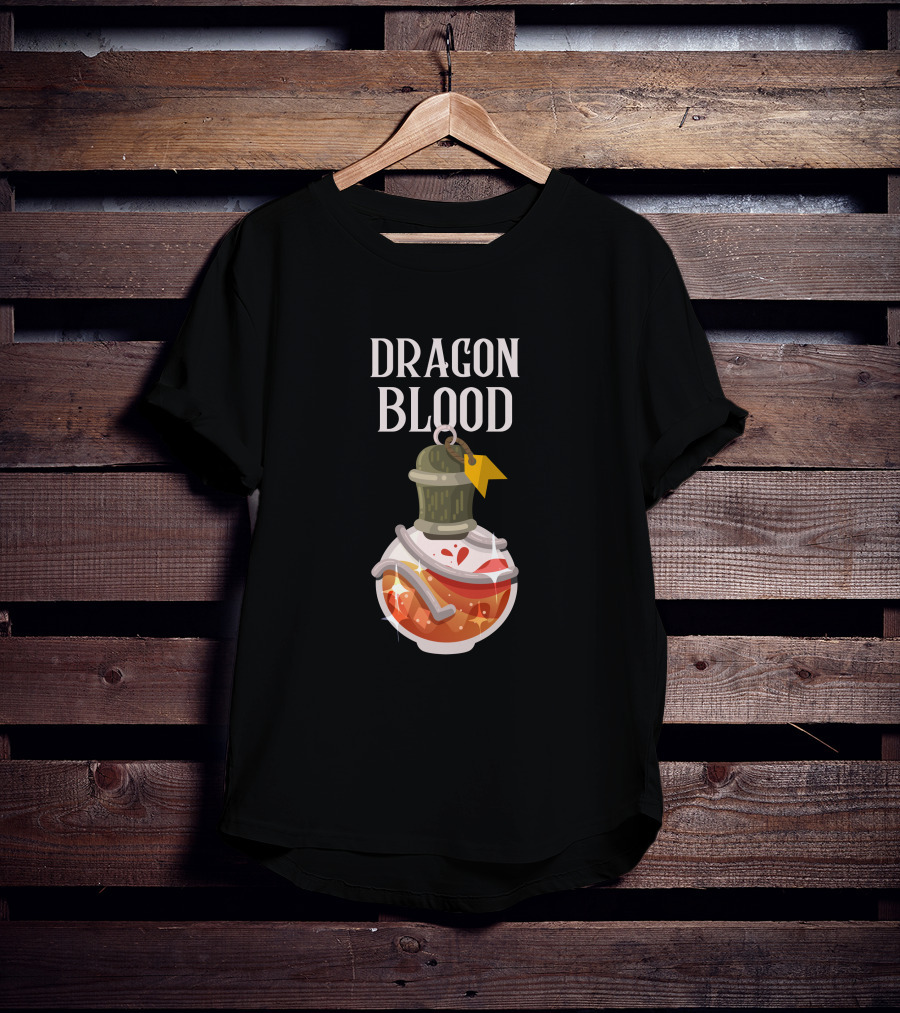 Dragon Blood Magic Potion Bottle T-Shirt