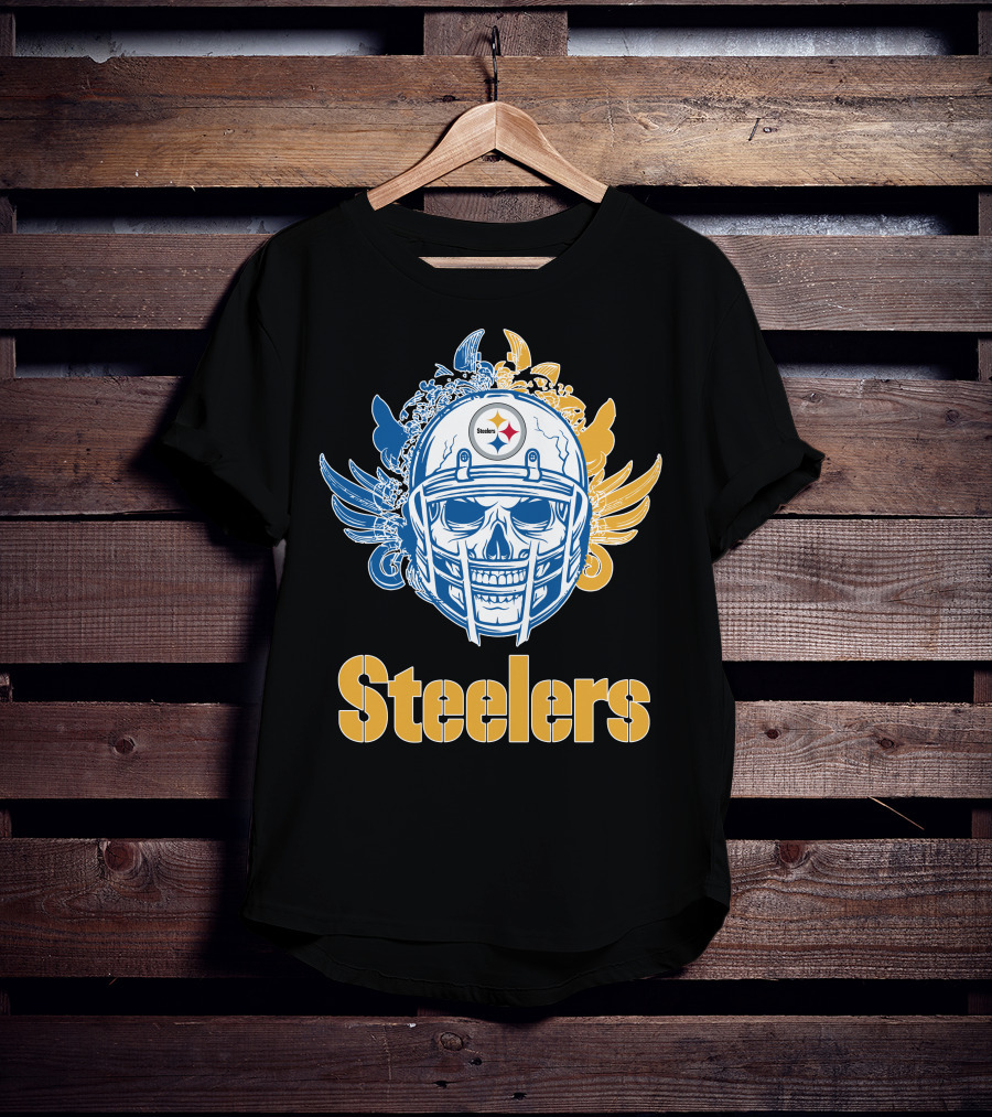 Pittsburgh Steelers Skull Steelers T-Shirt