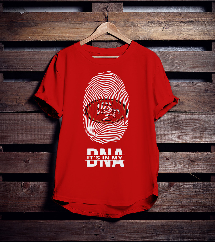 San Francisco 49ers It's In My DNA Fingerprint T-Shirt