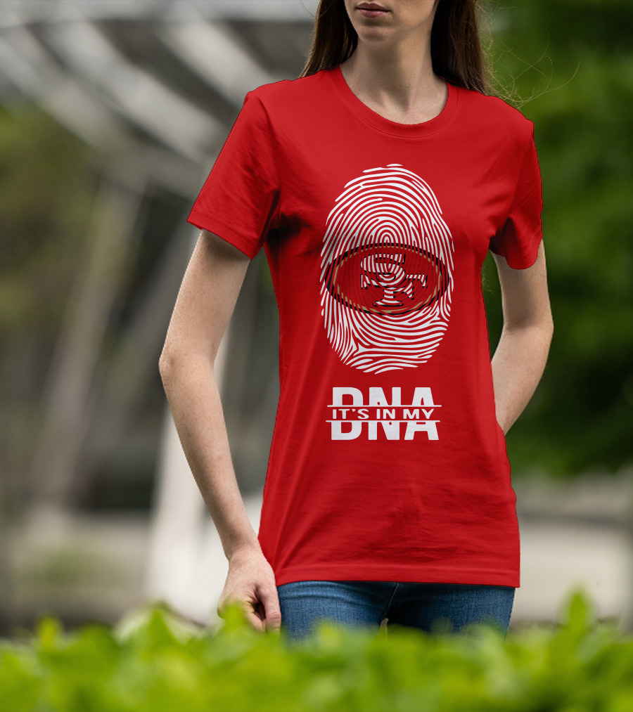 San Francisco 49ers It's In My DNA Fingerprint T-Shirt