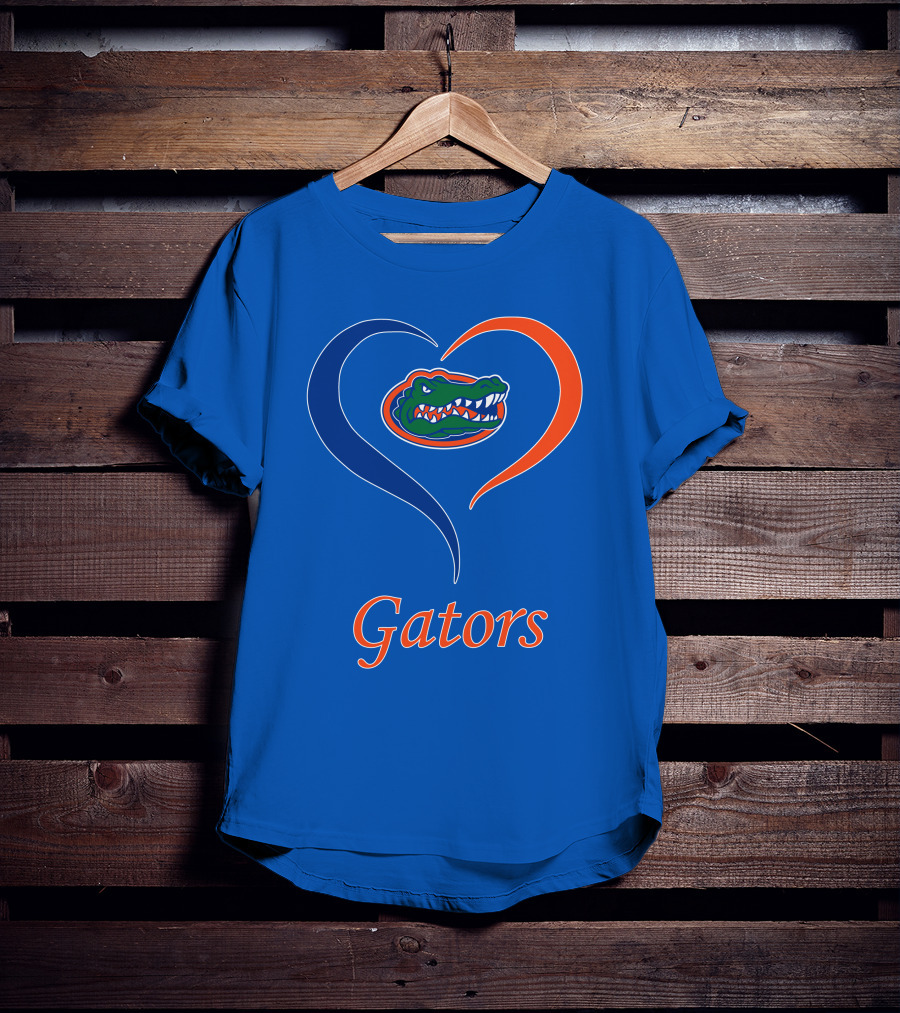 Gators Heart Florida Gators T-Shirt