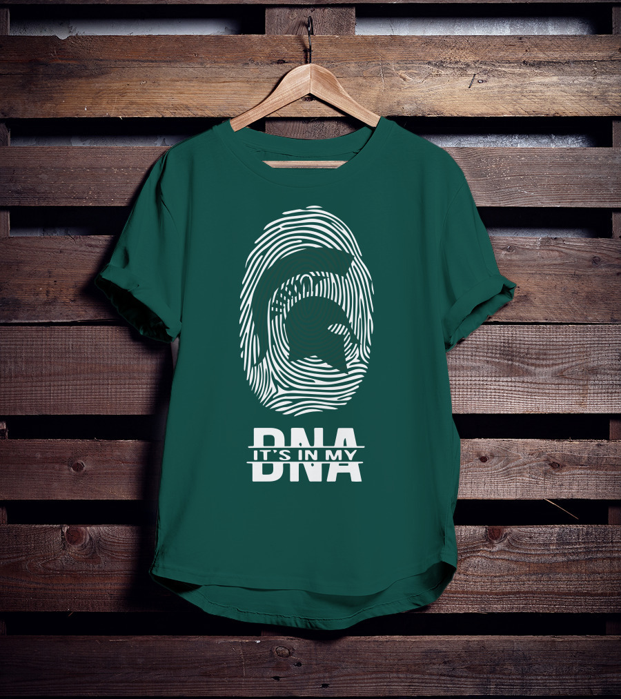 Michigan State Spartans Fingerprint It's In My DNA T-Shirt