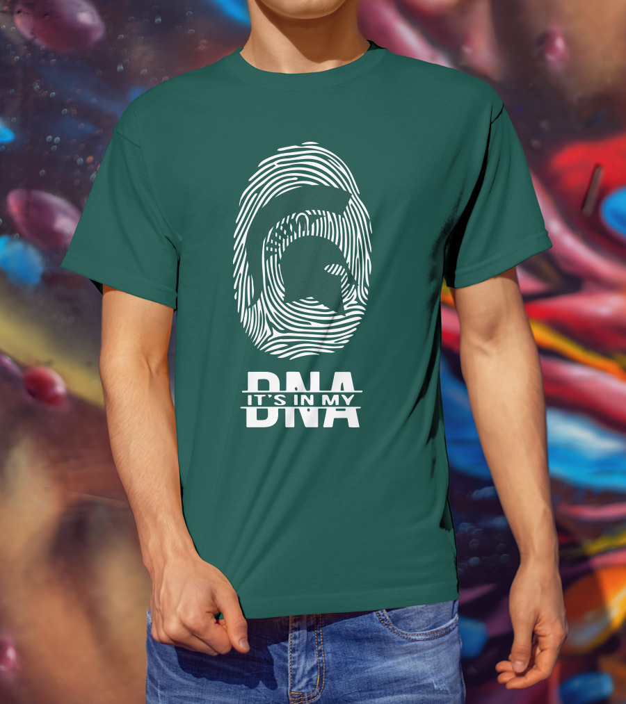 Michigan State Spartans Fingerprint It's In My DNA T-Shirt