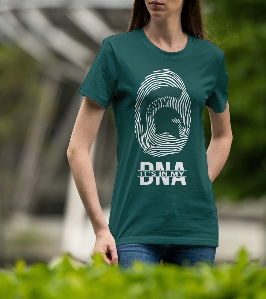 Michigan State Spartans Fingerprint It's In My DNA T-Shirt