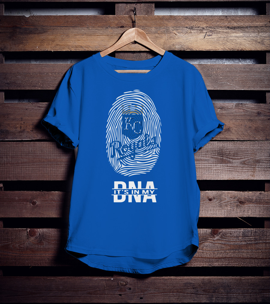 Kansas City Royals Fingerprint It's In My DNA T-Shirt