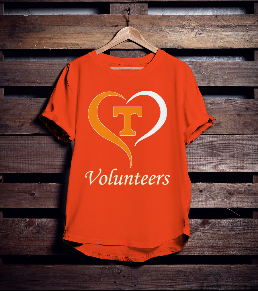 Heart T Tennessee Volunteers T-Shirt