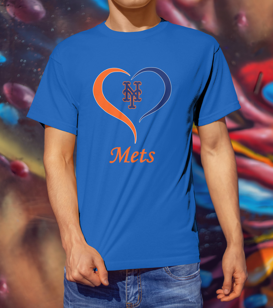 New York Mets Heart Logo Mets T-Shirt