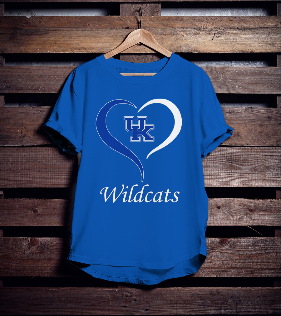 UK Wildcats Heart Wildcats T-Shirt