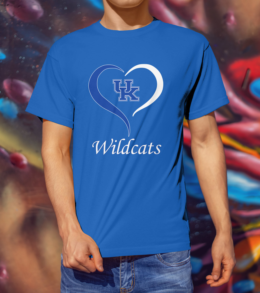UK Wildcats Heart Wildcats T-Shirt