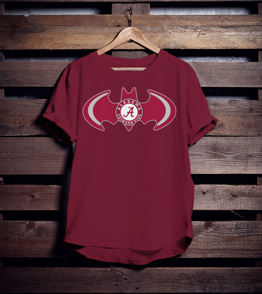 Alabama Crimson Tide Bat Symbol T-Shirt