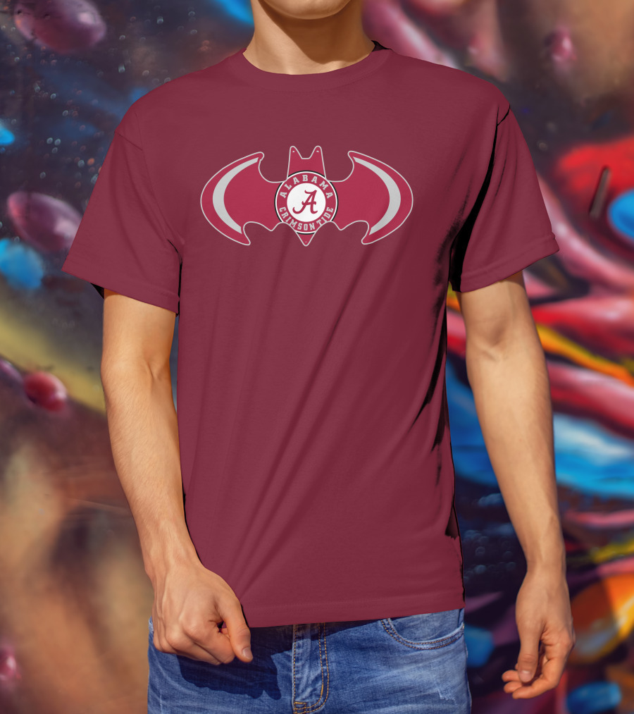 Alabama Crimson Tide Bat Symbol T-Shirt