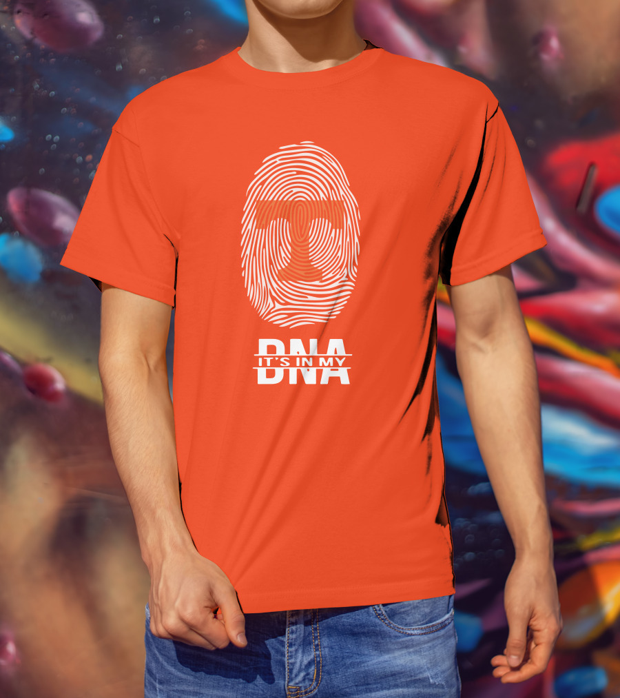 Tennessee Volunteers It's In My Dna Fingerprint Style T-Shirt