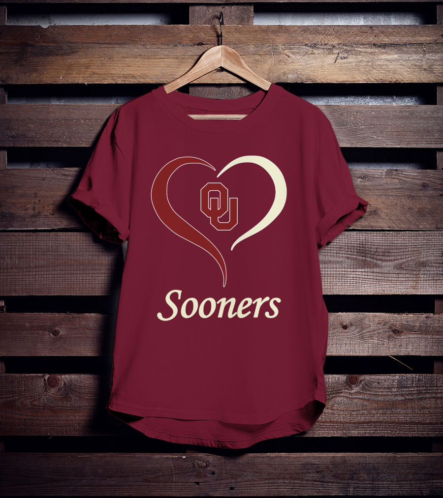 Sooners OU Heart T-Shirt