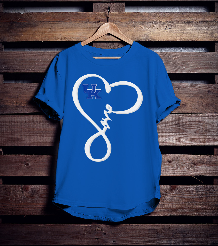 UK Wildcats Love Heart T-Shirt