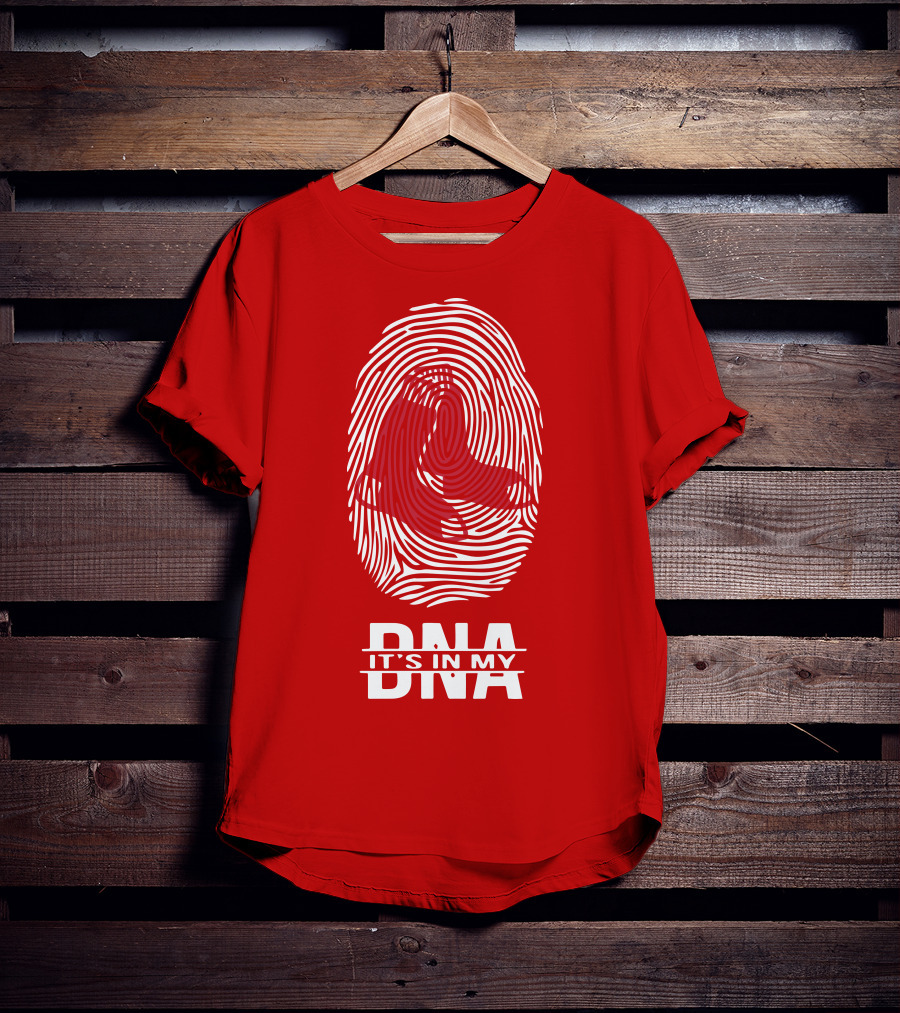 Boston Red Sox It's In My DNA Fingerprint Sox T-Shirt